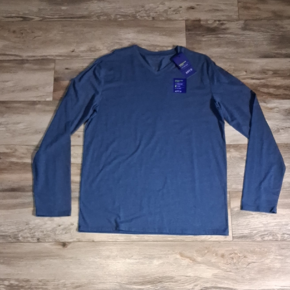 Apt. 9 Men's Slate Blue Long Sleeve Tee